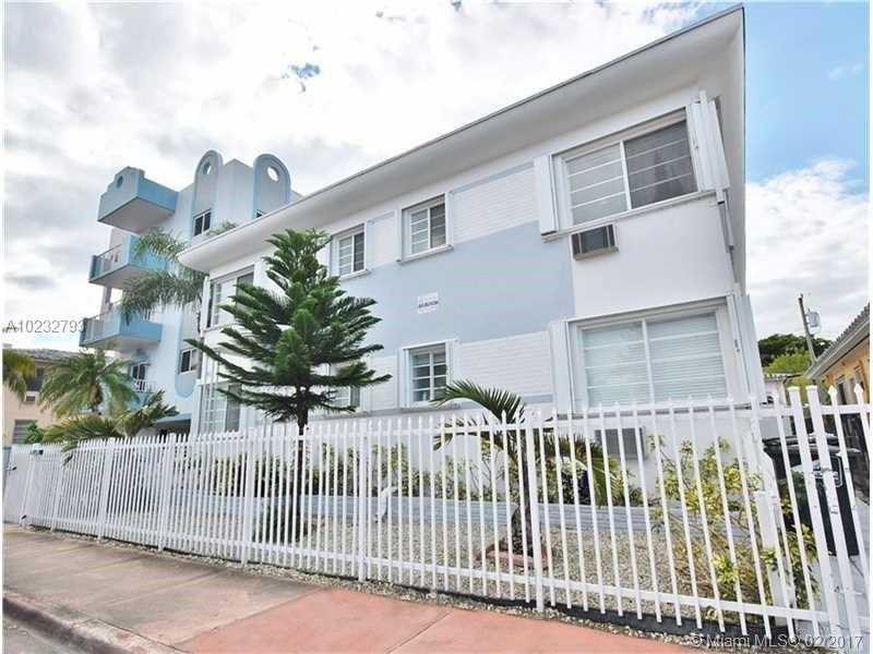 Miami Beach Apartment Building For Sale - 8 units $2,100,000