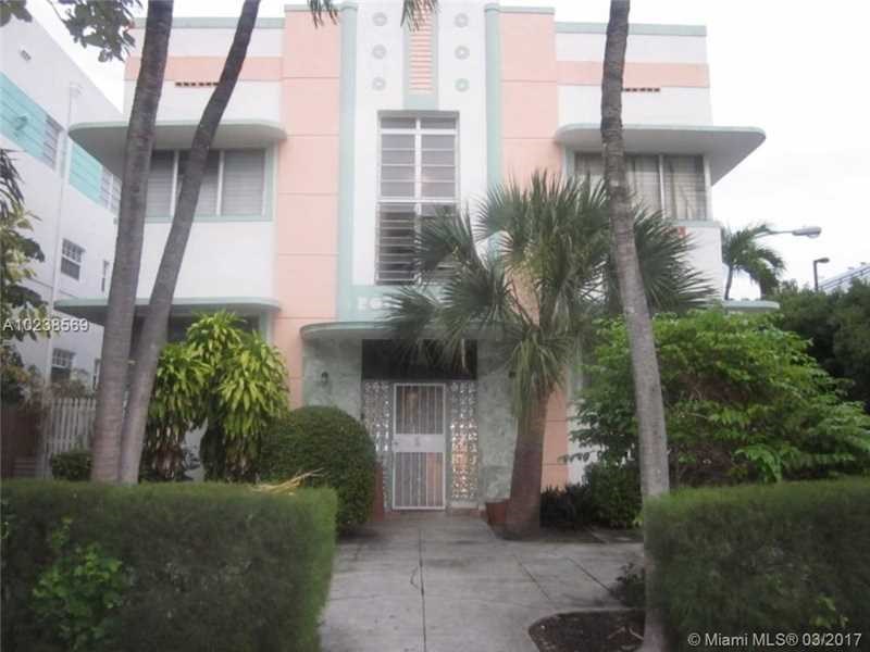 South Beach Apartment Building For Sale - 22 Units $3,900,000   