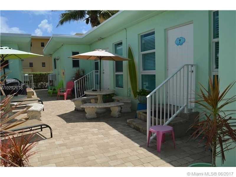  11 Unit Hotel For Sale in Hollywood, FL $2,350,000  