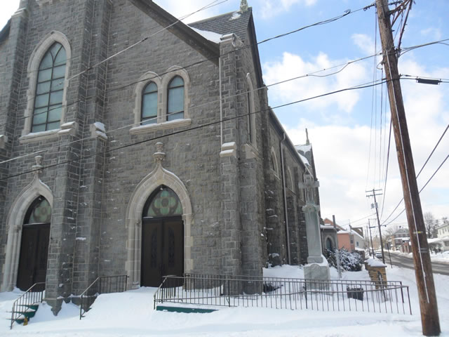 Large Stone Church In Hazelton, PA $249,000